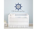 Oh The Places You'll Go Oh The Places You'll Go Quote Nautical Helm - Nursery Wall Decal
